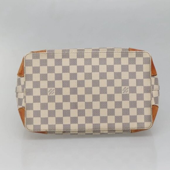 LOUIS VUITTON Damier Azur Hampstead PM Tote Bag N51207 LV Auth 139302 - Picture 7 of 16